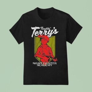 The Fat Electrician Terrible Terry Night Fighter Academy T Shirt