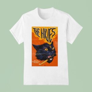 The Hives September In Salt Lake City Ut Cat Knife T Shirt