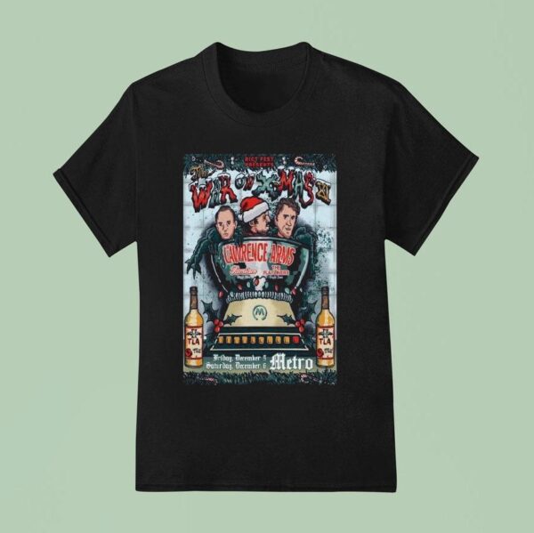 The Lawrence Arms War On X Mas Dec Tour Christmas T Shirt