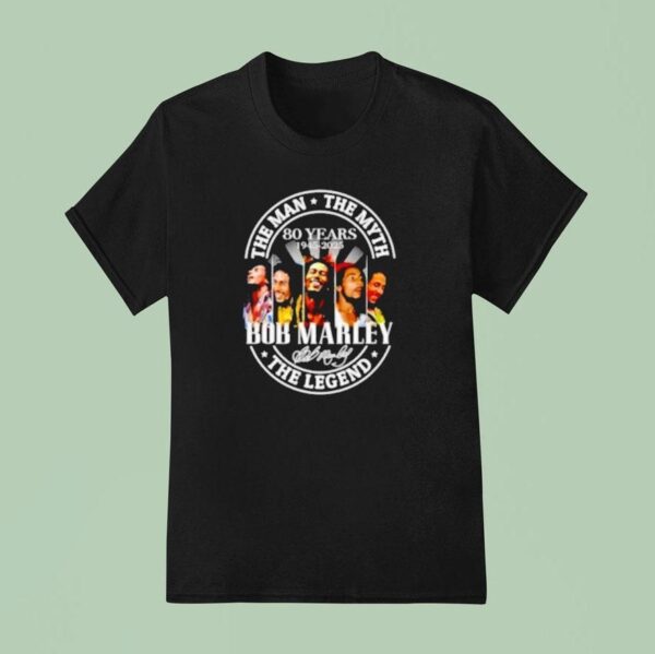 The Man The Myth The Legend Bob Marley Years T Shirt
