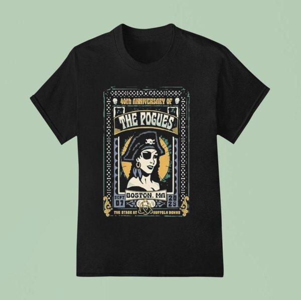 The Pogues September Concert Boston Ma T Shirt