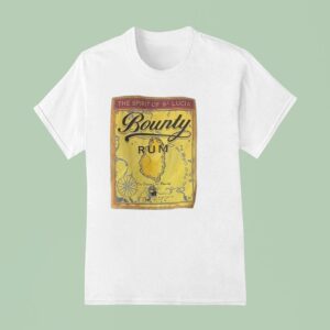 The Spirit Of St Lucia Bounty Rum Our Island Our Bounty T Shirt