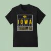 The University Of Iowa Hawkeyes Est Eighn Forty Seven Iowa City T Shirt