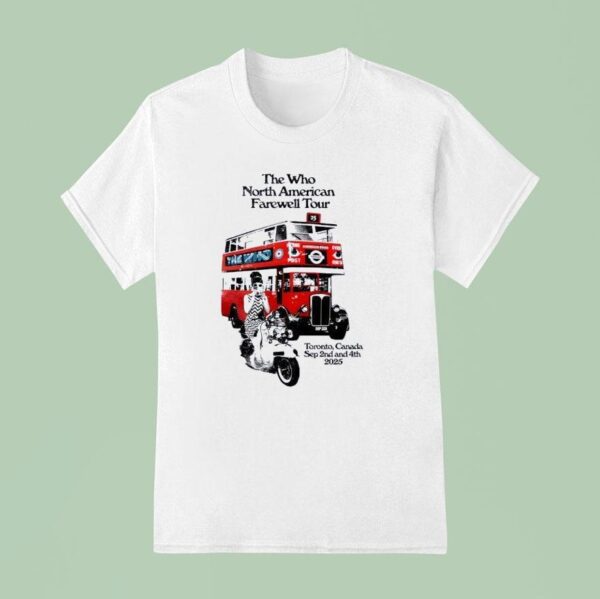 The Who North American Farewell Tour T Shirt