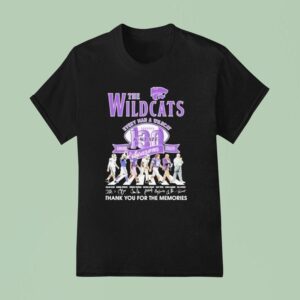 The Wildcats Every Man A Wildcat Seasons Thank You For The Memories T Shirt