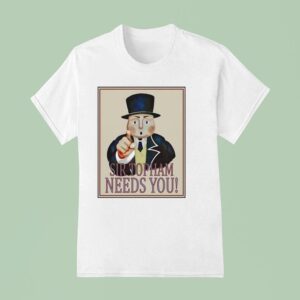Thomas Friends Style Uncle Sam Sir Topham Needs You T Shirt