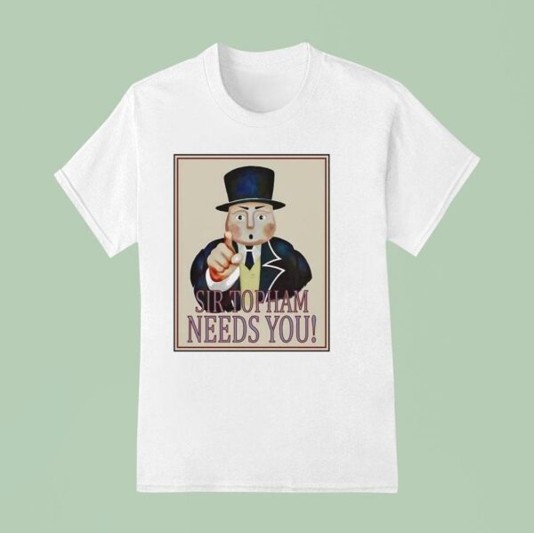 Thomas Friends Style Uncle Sam Sir Topham Needs You T Shirt