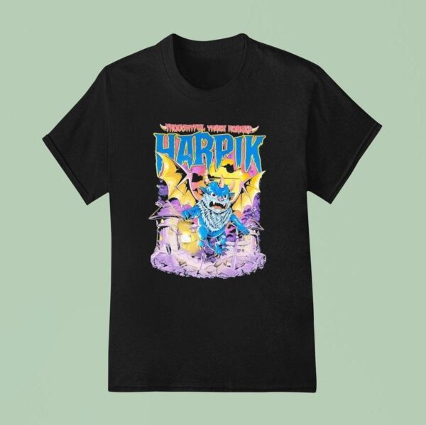 Thoughtful Three Horned Harpik T Shirt
