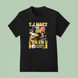 Tj Watt Legend Pittsburgh Slers Football Signature T Shirt