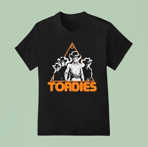 Toadies Orange Cowboys Triangle T Shirt