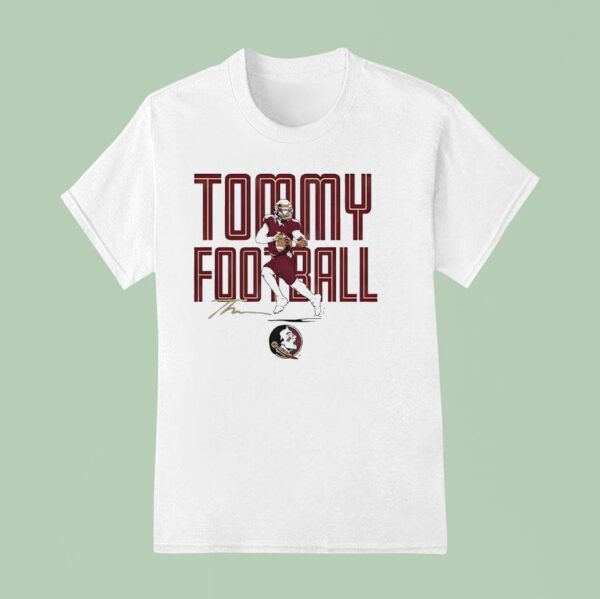 Tommy Castellanos Florida State Seminoles Football Signature T Shirt