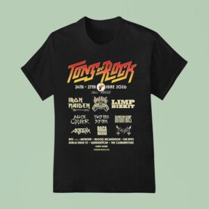Tons Of Rocks Oslo Norway On June Headliner T Shirt