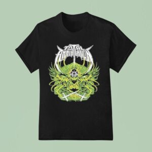 Total Annihilation Green Skull T Shirt