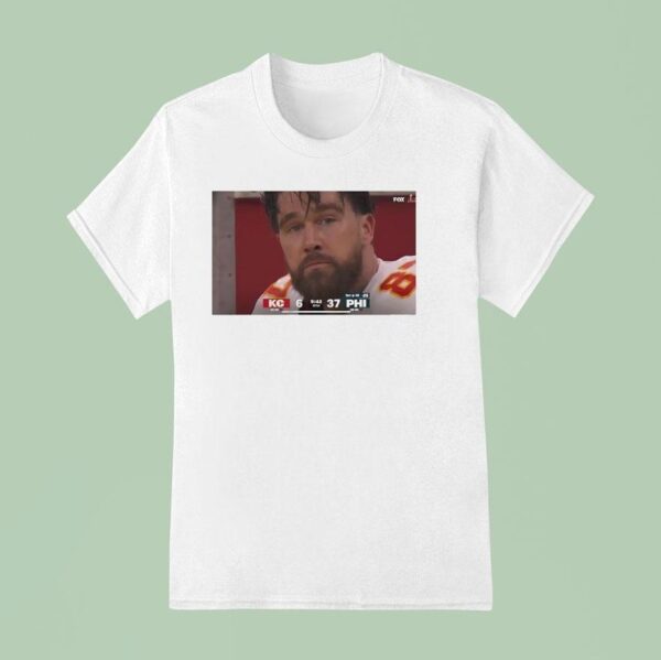 Travis Kelce Kansas City Chiefs Vs Philadelphia Eagles Photo T Shirt