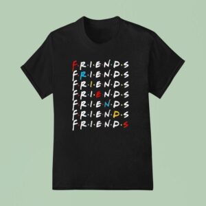 Travis Kelce Wearing Friends The Television Series T Shirt