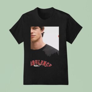 Turbulence Red Sox Baseball Players T Pose Over Green Fence Stadium T Shirt