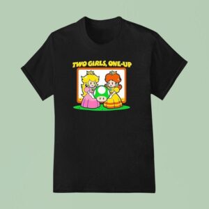 Two Girls One Up Game Parody T Shirt