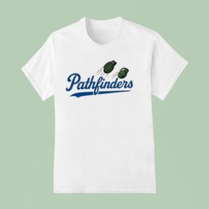 Two Hand Grenades Pathfinders Style Los Angeles Dodgers Logo Parody T Shirt