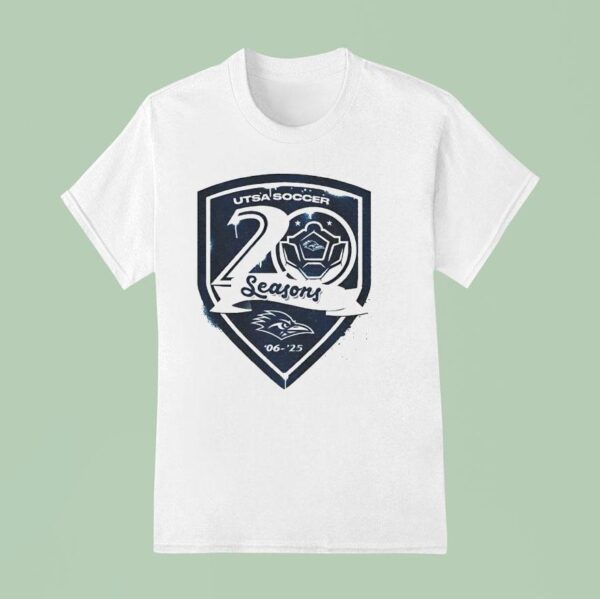 Utsa Roadrunners Soccer Seasons Logo T Shirt