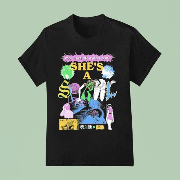 Uzumaki She S A Spiral You Have To Watch Ou T Shirt