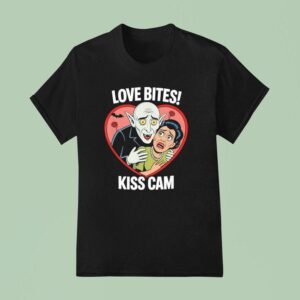 Vampire Love Bites Kiss Cam Parody Halloween T Shirt