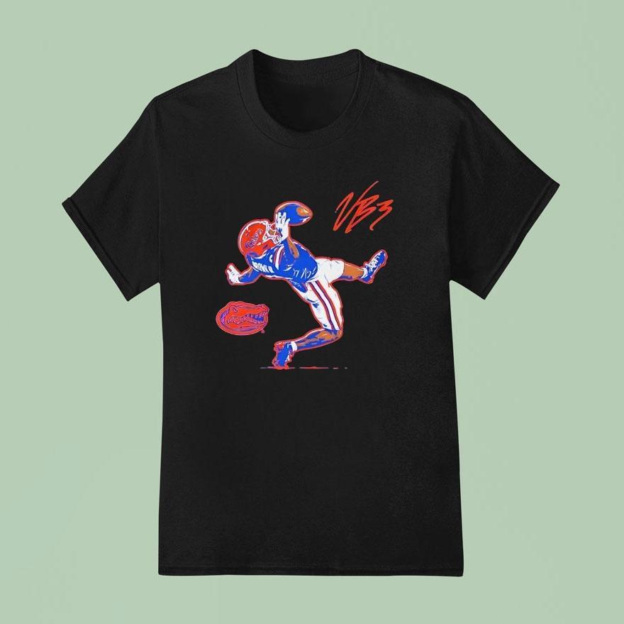 Vernell Brown Iii Florida Gators Football Signature T Shirt