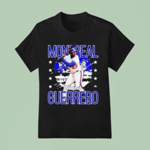 Vladimir Guerrero Montreal Skyline Swing T Shirt