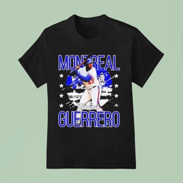 Vladimir Guerrero Montreal Skyline Swing T Shirt
