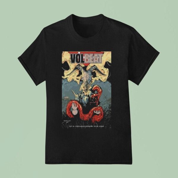 Volbeat Sept In Copenhagen Denmark T Shirt