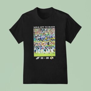 Walk Off Fg Block Jordan Philadelphia Eagles Vs Los Angeles Rams Football T Shirt