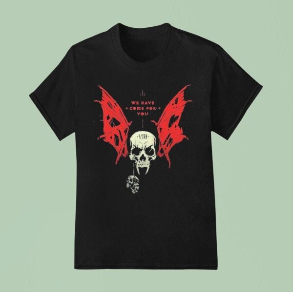Warhammer Night Lords We Have Come For You Skull Wings T Shirt