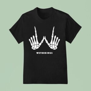 We The Kings Skeleton Hands T Shirt