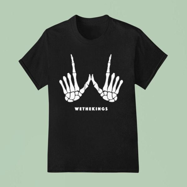 We The Kings Skeleton Hands T Shirt