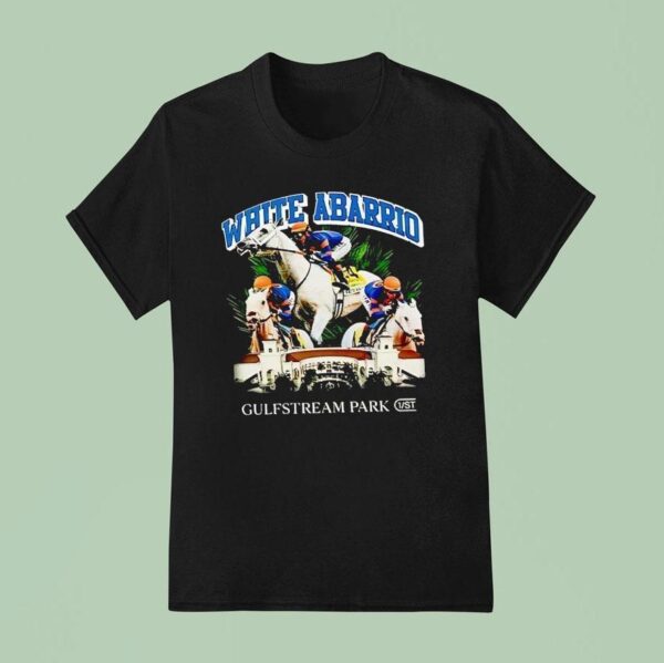 White Abarrio Gulfstream Park T Shirt