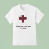 Woodstock A Little Goes A Long Way Give Blood T Shirt