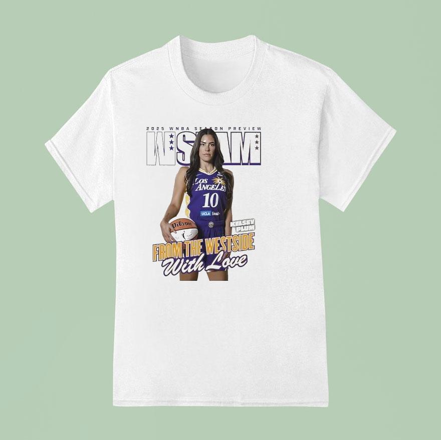 Wslam Kelsey Plum Wnba Season Preview Los Angeles Sparks Basketball T Shirt