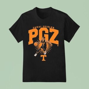 Zakai Zeigler Pgz Tennessee Volunrs Basketball T Shirt