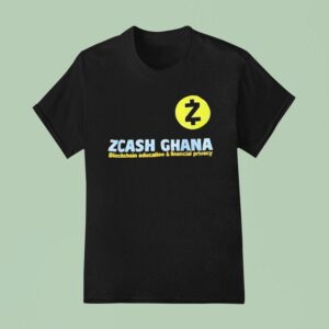 Zcash Ghana Blockchain Education And Financial Privacy T Shirt