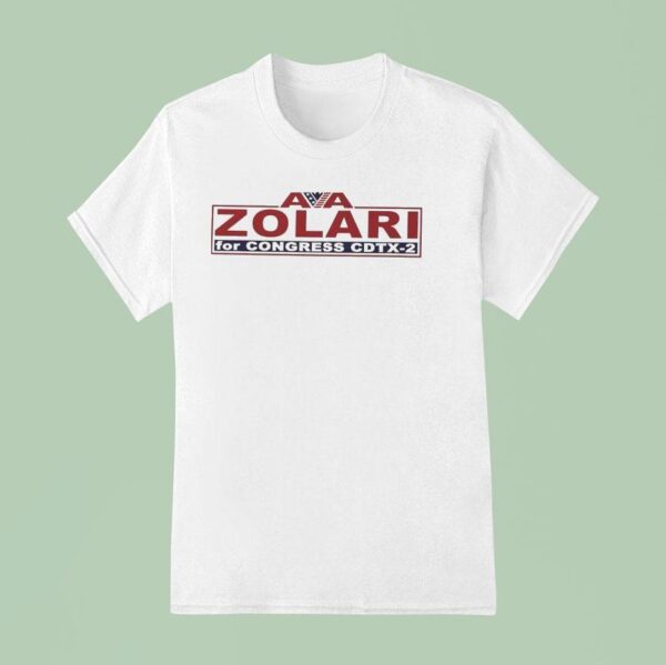 Zolari For Congress Cdtx Usa T Shirt