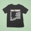 Tour Sam Fender People Watching T Shirt