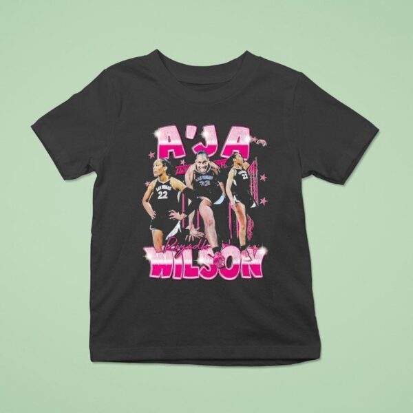 A Ja Wilson Riyadh Las Vegas Aces Basketball Graphic T Shirt