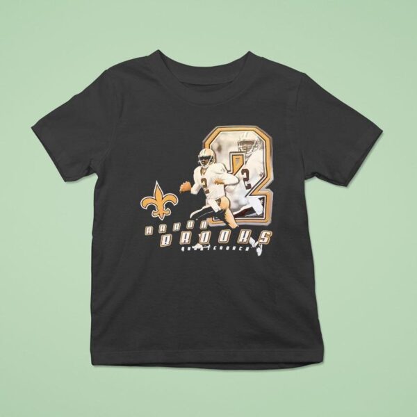 Aaron Brooks Quarterback New Orleans Saints Football T Shirt