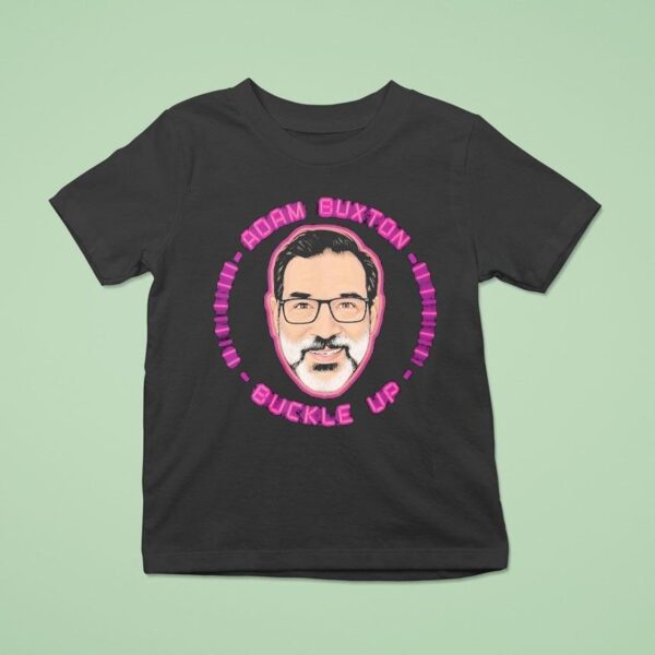 Adam Buxton Buckle Up Big Head T Shirt