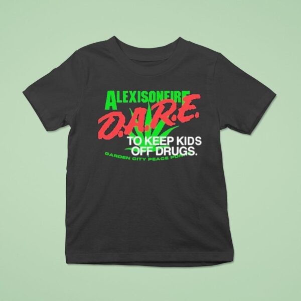 Alexisonfire Dare To Keep Kids Off Drugs Garden City Peace Punks T Shirt