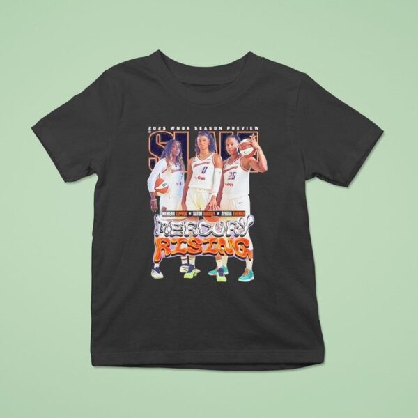Alyssa Thomas Kahleah Copper And Satou Sabally Slam Wnba Season Preview Phoenix Mercury T Shirt