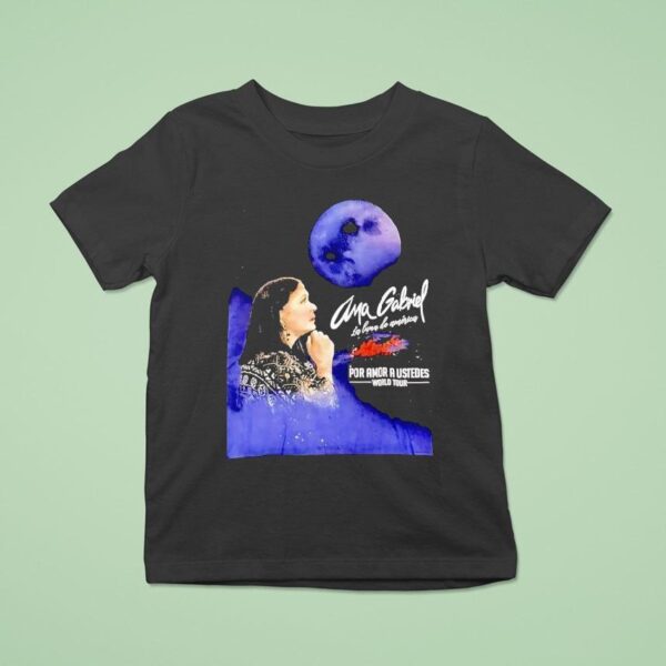 Ana Gabriel World Tour Vintage T Shirt