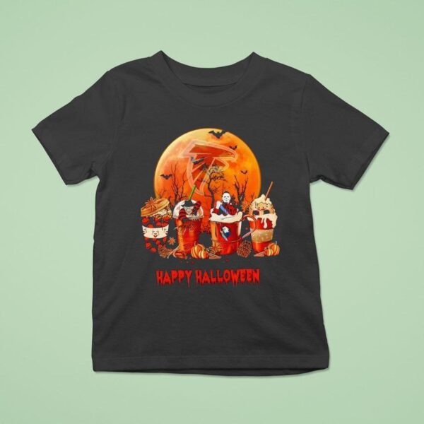 Atlanta Falcons Happy Halloween Coffee T Shirt