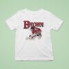 B Town Indiana Hoosiers Mascot Football T Shirt