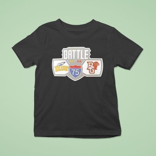 Battle Of Interstate Toledo Rockets Vs Bowling Green Falcons T Shirt