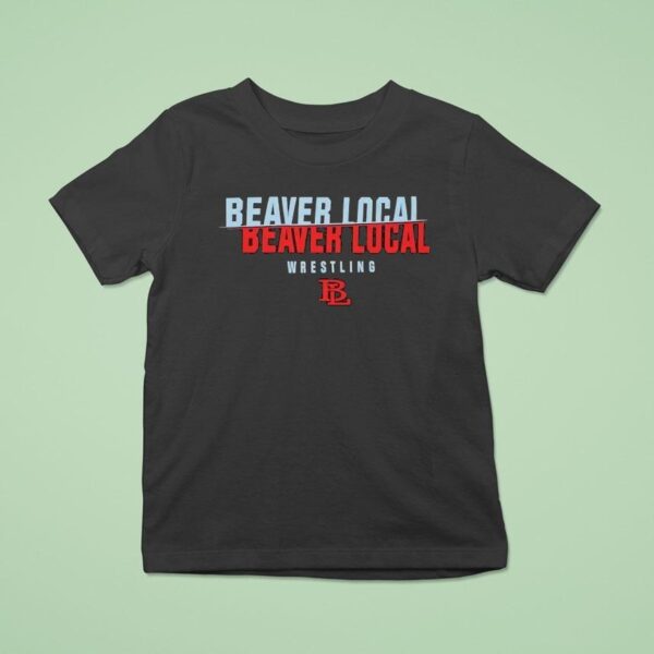 Beaver Local Wrestling Logo T Shirt